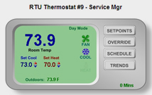 Temperature and Lighting Controls | Thermostat Service Manager